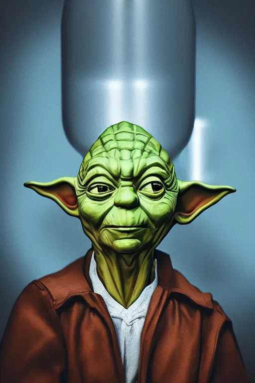 Image similar to 📷 master yoda is a soda can, head portrait, dynamic lighting, 4 k