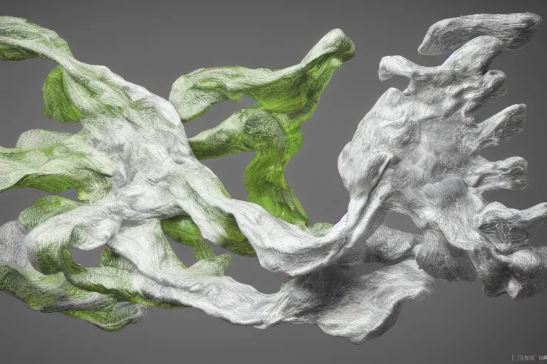 Image similar to Painful pleasures by Lynda Benglis, octane render, 4k, 8k