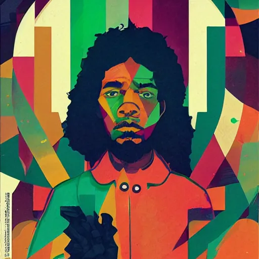 Image similar to Hightimes magzine Rasta cover by Sachin Teng, asymmetrical, Matte Painting , smoke, geometric shapes, marijuana, hard edges, energetic, graffiti, street art:2 Masterpiece, high detail, by Sachin Teng:4