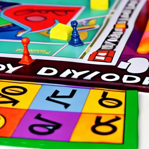 Prompt: play doh monopoly
