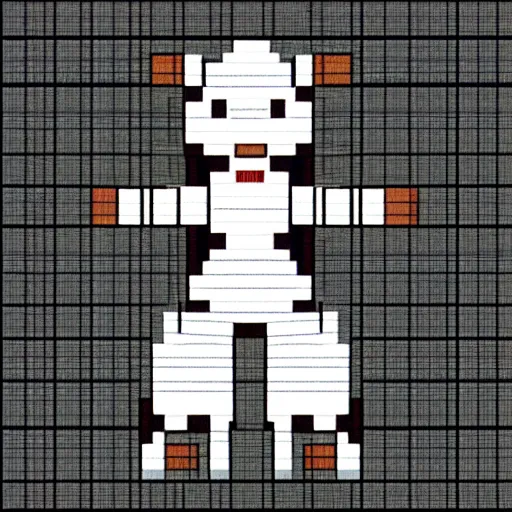 Image similar to mewtwo pixel art in pokemon emerald