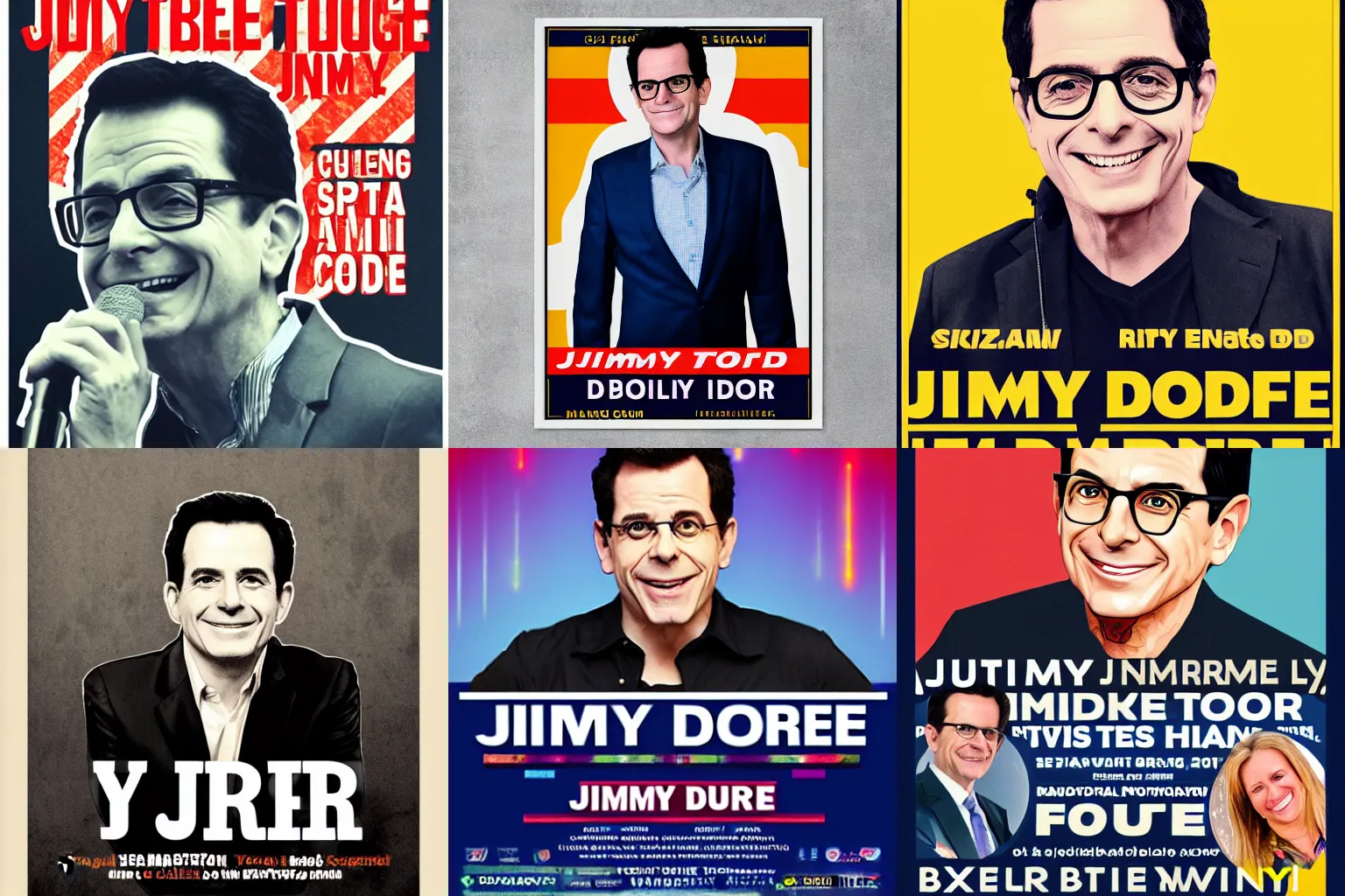 Prompt: Jimmy Dore Poster