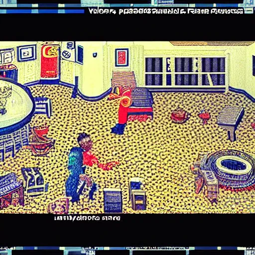 Image similar to this was the last virtual art museum made in 1 9 9 0, net art, ps 1 graphics, prerendered graphics, # screenshotsaturday, hd, intricate, detailed