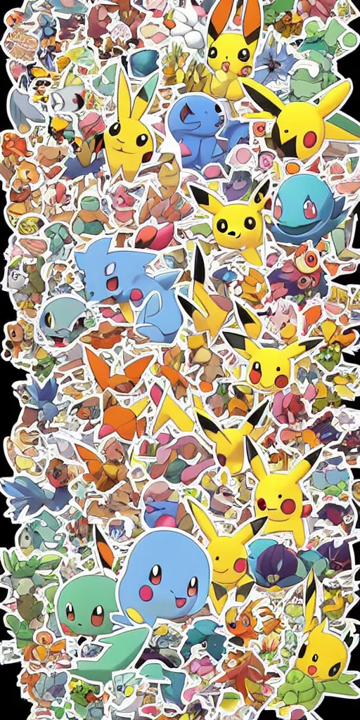 Album Color & Sticker Pokémon