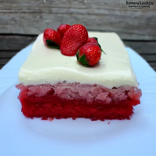 Image similar to strawberry cake