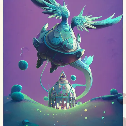 Image similar to a pokemon:: by beeple and James Gilleard and Justin Gerard :: ornate, dynamic, particulate, intricate, elegant, highly detailed, centered, artstation, smooth, sharp focus, octane render, 3