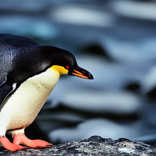 Prompt: national geographic photo of penguin, pokemon in the wild, intricate, portrait, 8 k highly professionally detailed, hdr, award winning