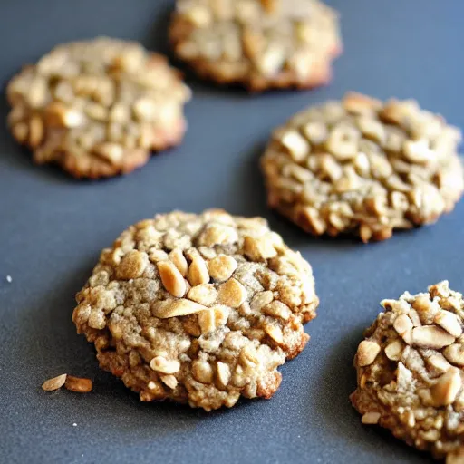 Image similar to apple made out of oatmeal cookies