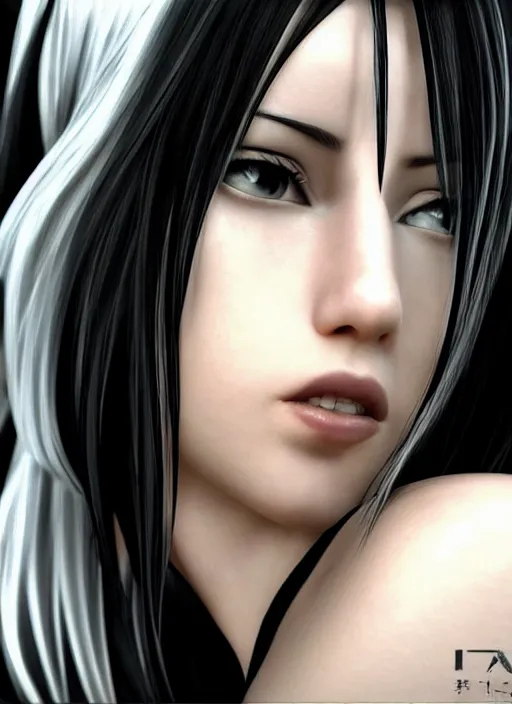 elegant Tifa Lockhart stares intently at you. ultra | Stable Diffusion ...