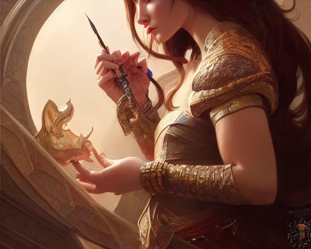 Image similar to photography of frank tinsley, deep focus, d & d, fantasy, intricate, elegant, highly detailed, digital painting, artstation, concept art, matte, sharp focus, illustration, hearthstone, art by artgerm and greg rutkowski and alphonse mucha