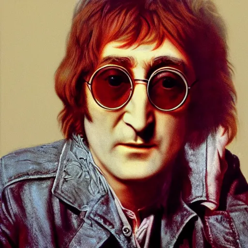 Prompt: John Lennon in a punk band, HD, high resolution, hyper realistic, 4k, intricate detail