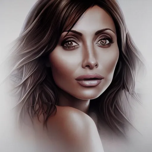 Image similar to a beautiful detailed portrait of natalie imbruglia age 2 3, by artgerm, high details