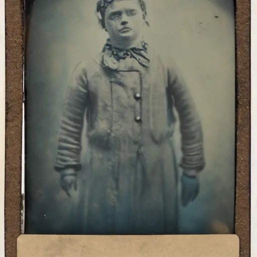 Image similar to tintype photo, underwater, Cyclopes