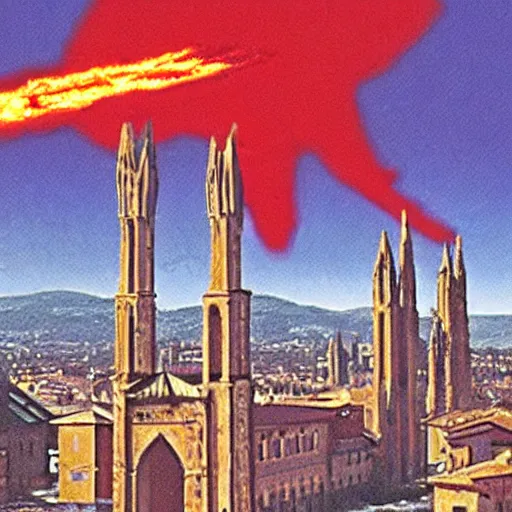 Image similar to Bologna during the third impact