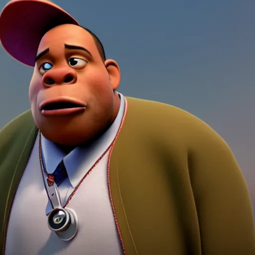Prompt: dr dre as a pixar disney character from up ( 2 0 0 9 ), unreal engine, octane render, 3 d render, photorealistic