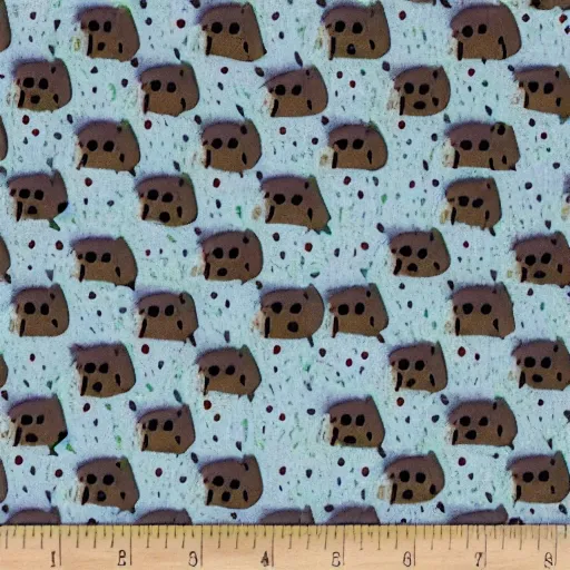 Prompt: cute hedgehog pattern, cottage-core