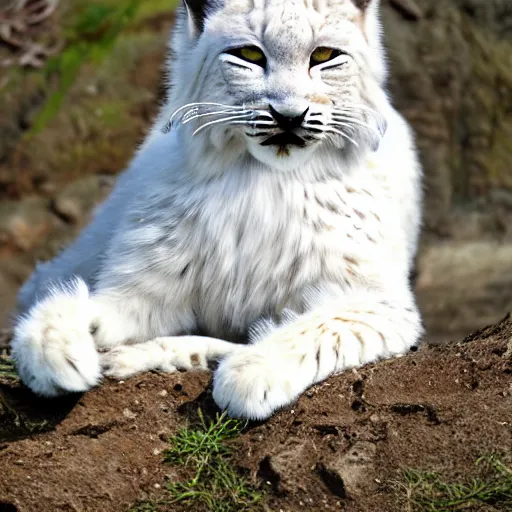 Image similar to white lynx