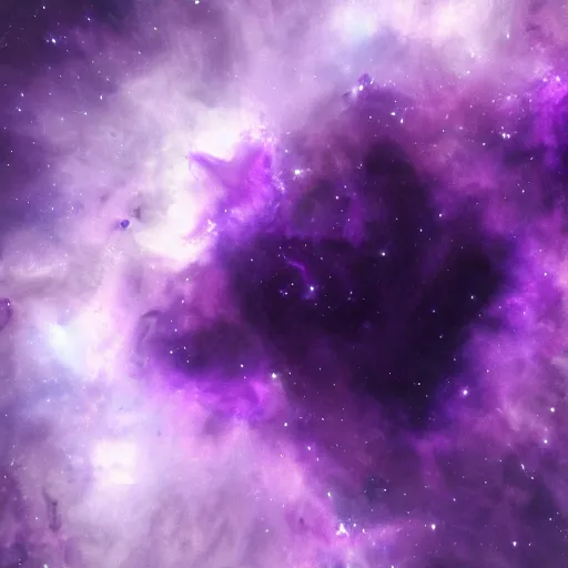 Image similar to Purple nebula, highly detailed, trending on artstation.