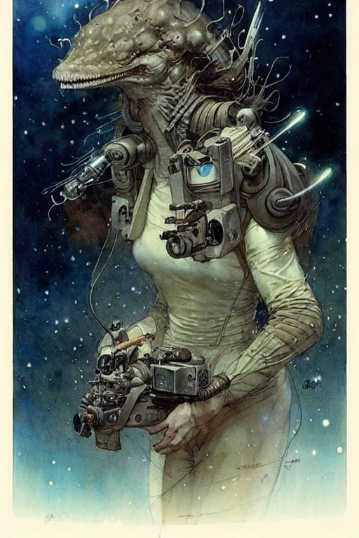 Image similar to (((((1970s science fiction art . muted colors.))))) by Jean-Baptiste Monge !!!!!!!!!!!!!!!!!!!!!!!!!!!