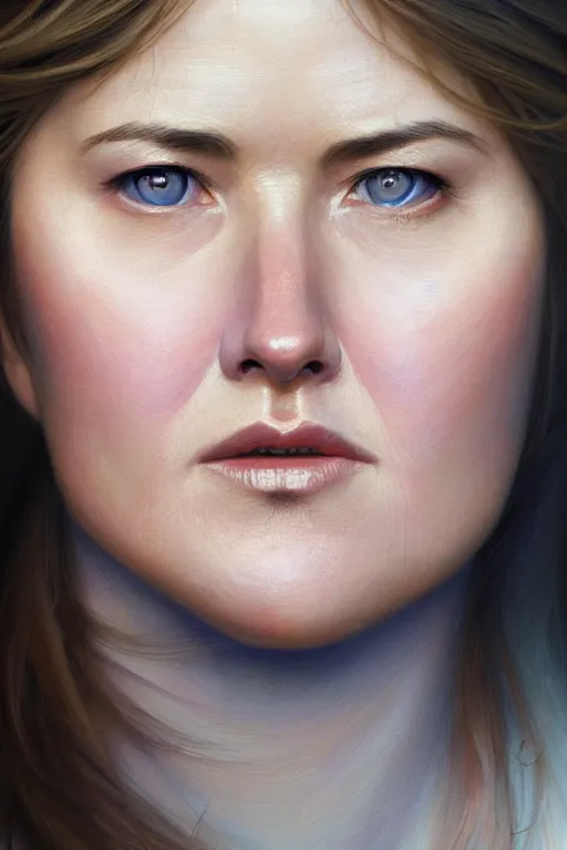 Image similar to ultra detailed close up facial portrait of 2 0 year old lucy lawless, extremely detailed digital painting, in the style of fenghua zhong and ruan jia and jeremy lipking and peter mohrbacher, mystical colors, rim light, beautiful lighting, 8 k, stunning scene, raytracing, octane, trending on artstation