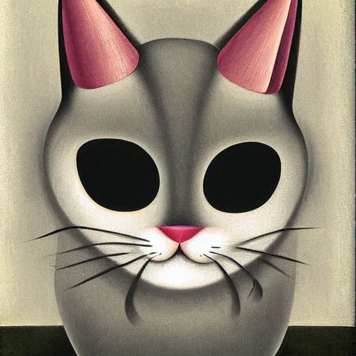 Prompt: angry cat poster ad by john caple