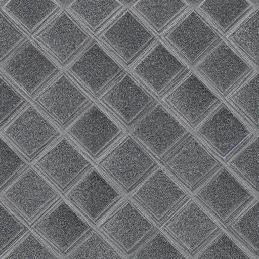 Image similar to albedo texture of corporate grey flicked vinyl tiles but each tile is randomly red green or blue, flat lighting, contrast, top - down photo, perfectly tileable