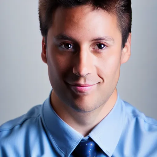 Prompt: an stunningly perfect professional studio portrait of an average guy.