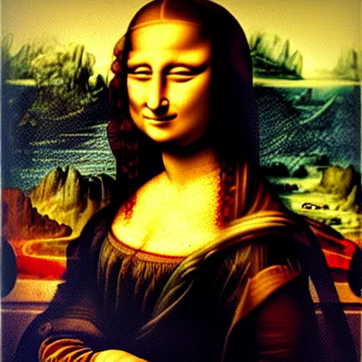 Image similar to The Mona Lisa by Salvador Dali