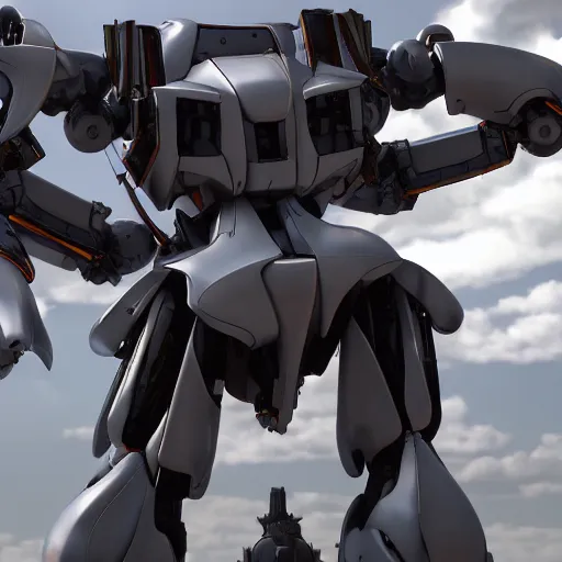 Prompt: photorealistic of a Mecha 3d anime, in assembly plant, medium shot, mid-shot, highly detailed, trending on Artstation, Unreal Engine 4k