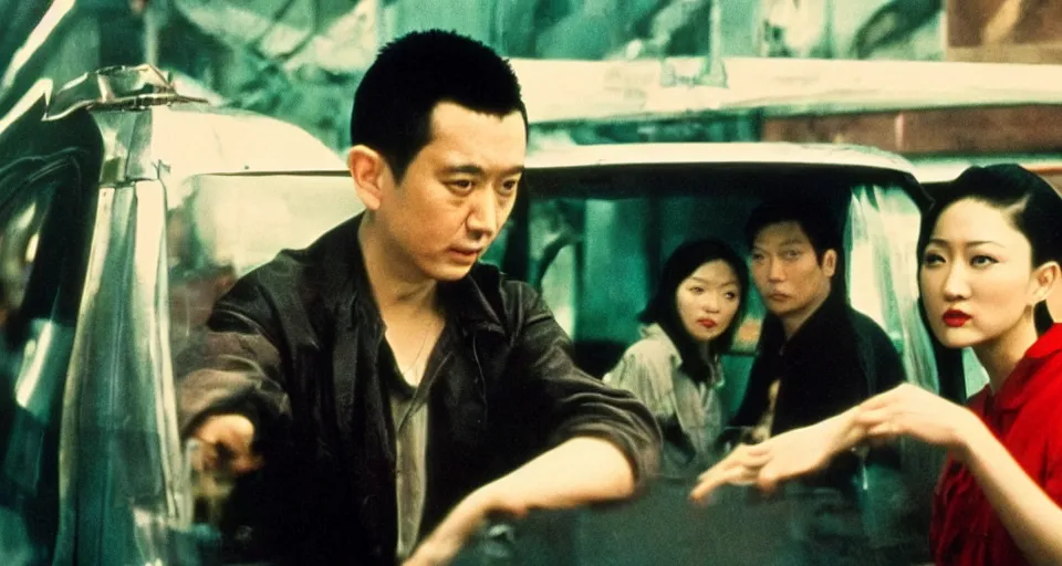 Image similar to wong kar - wai movie scene