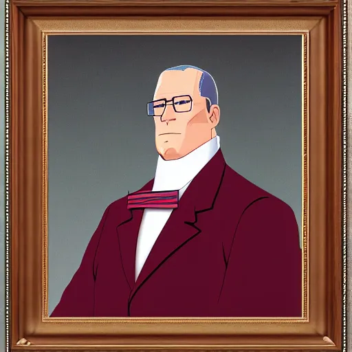 Image similar to Hank Hill from king of the Hill as the 3rd president of the united states, realistic, ultra detailed, photograph