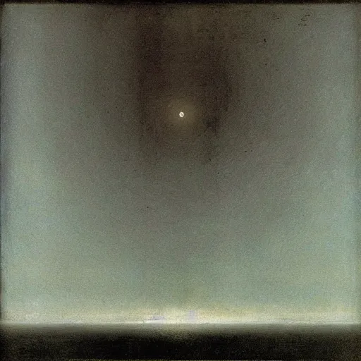 Prompt: the abstract painting'arctic void ', by caspar david friedrich!!!, by rothko!!!