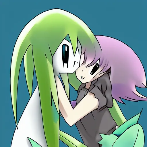 advanced anime digital art, Pokemon female Gardevoir, Stable Diffusion