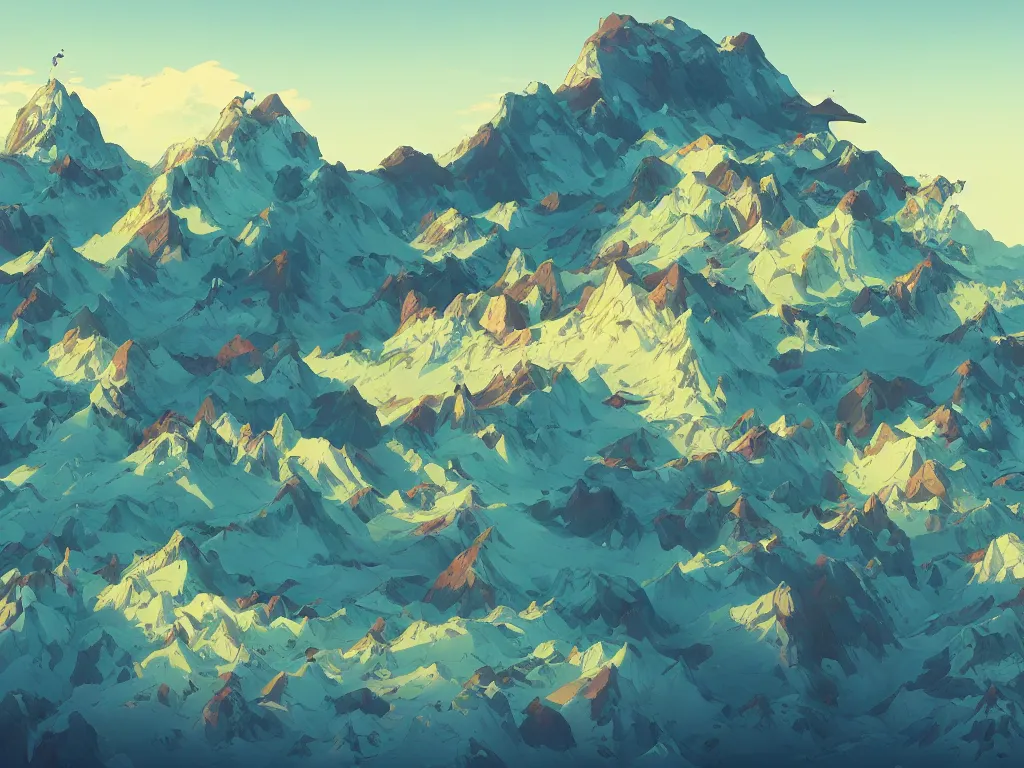 Image similar to mount akina, detailed, cel shaded, by makoto shinkai and moebius and anton fadeev and james gurney,