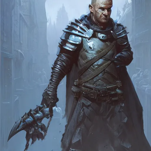 Prompt: medieval rogue, front game card, marvel comics, dark, intricate, highly detailed, smooth, artstation, digital illustration by ruan jia and mandy jurgens and artgerm and wayne barlowe and greg rutkowski and zdislav beksinski