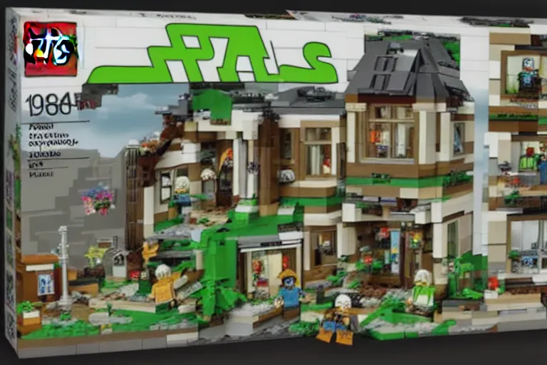 Image similar to yoda's cannabis farm 1 9 8 5 lego set