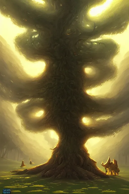 Image similar to The Great Home Tree, by Andreas Rocha