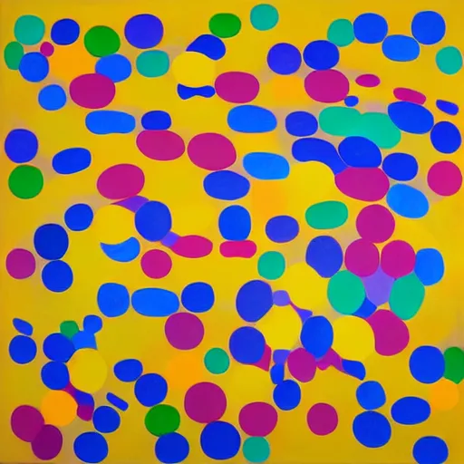 Image similar to rubber duck painting in the style of sol lewitt, concentric circles, geometric, evenly spaced, minimalist, very colorful