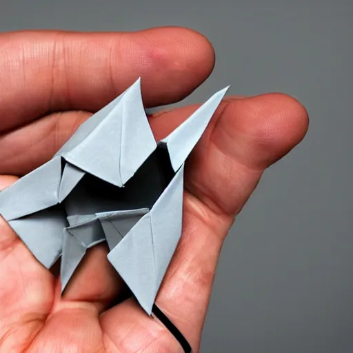 Image similar to cyborg origami