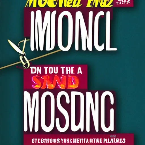 Prompt: mood swing the musical playbill