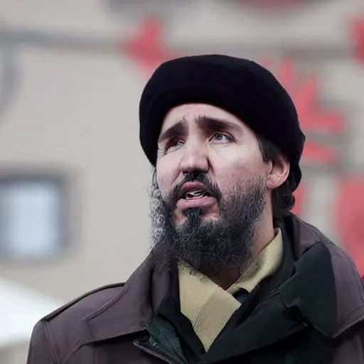 Image similar to justin trudeau as fidel castro