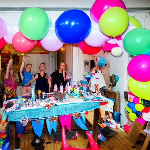 Image similar to photo of a birthday party in bretagne