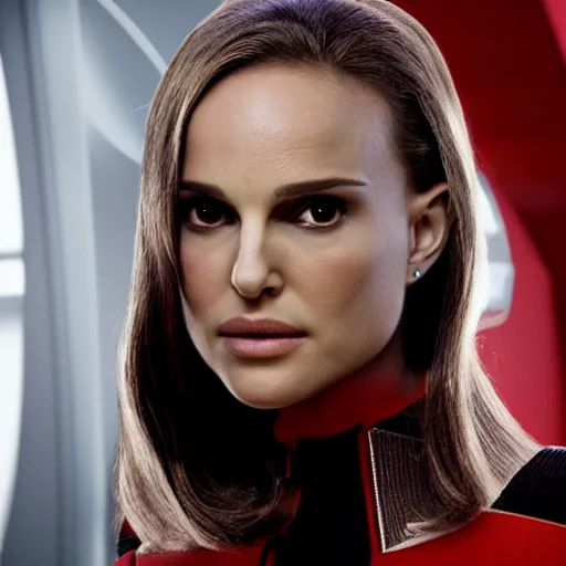 Image similar to Natalie Portman in Star Trek, (EOS 5DS R, ISO100, f/8, 1/125, 84mm, prime lense)