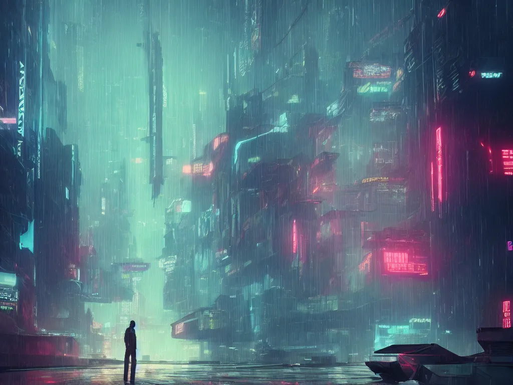 Prompt: A scene from bladerunner 2049 rendered by Beeple synthwave style environment concept digital art unreal engine WLOP trending on artstation