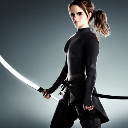 Image similar to Emma Watson as female ninja , hd wallpaper