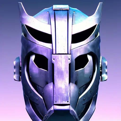 Image similar to cyberpunk viking helmet mask robot ninja illumination ray tracing hdr fanart arstation by sung choi and eric pfeiffer and gabriel garza and casper konefal