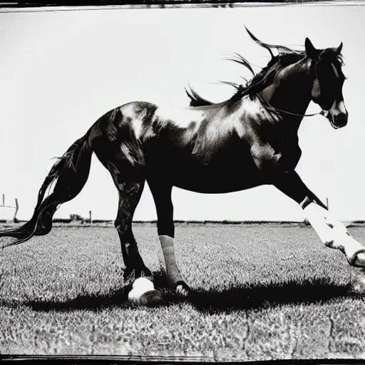 Prompt: a astro - horse riding an astro - horse