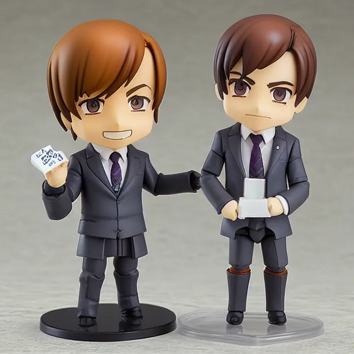 Prompt: Saul Goodman, An anime Nendoroid of Saul Goodman, figurine, detailed product photo