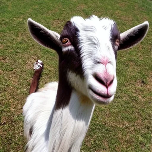 Image similar to a goat that looks like taylor!!!! swift!!!!