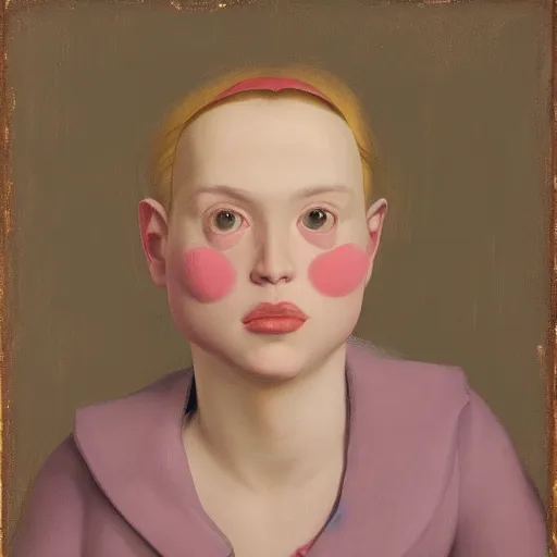 Image similar to portrait of pikachu by John Currin